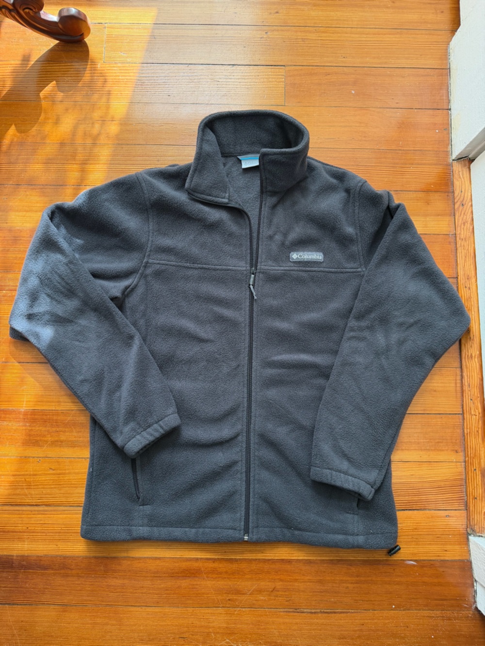 Columbia Dark Charcoal Full-Zip Fleece Jacket
